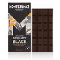 Montezumas Chocolate Absolute Black 100% Cocoa with Coco Nibs and Orange 90g