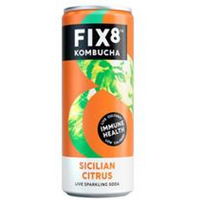 Fix8 Kombucha Fix8 Sicilian Citrus Kombucha w added Vitamin C and Live Cultures
