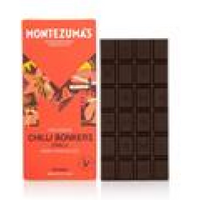 Montezumas Chocolate Chilli Bonkers Organic Dark Chilli 90g Bar