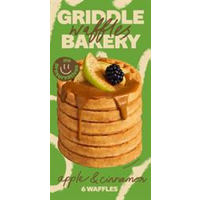 Griddle Griddle Bakery Apple & Cinnamon Wholegrain Toaster Waffles 200g