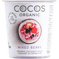 Cocos Organic Mixed Berry Coconut Milk Yoghurt Alternative 125g