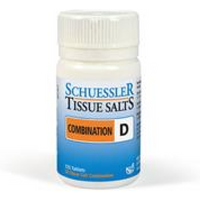 Schuessler Combination D Tissue Salts 125 Tablets