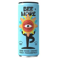 BEEMORE Peach Passion Fruit Good Mood Energy Drink 250ml