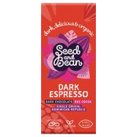 Seed & Bean Organic Fine Dark Chocolate Espresso Bar 75g