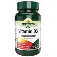 Natures Aid Vitamin D3 5000iu 60 Tablets