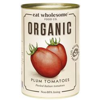 Eat Wholesome Eat Wholesome Organic Peeled Plum Tomatoes 400g