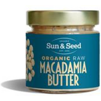 Sun and Seed Organic Raw Organic Macadamia Butter