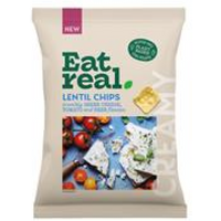 Eat Real Eat Real Lentil Chips Greek Cheese Tomato & Herb 95g