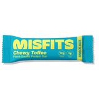 Misfits Health Misfits Plant Based Chewy Toffee Protein Bar 40g