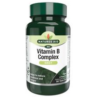 Natures Aid Vitamin B Complex (Improved Formula) 90 Tablets