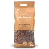 Just Natural Wholesome Whole Almonds 500g