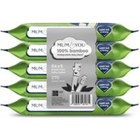 Mum & You Mum & You Bamboo Wipes (270 wipes)