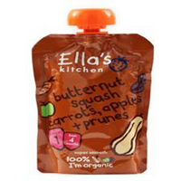 Ellas Kitchen Stage 1 Butternut Squash Carrots Apples & Prunes 120g