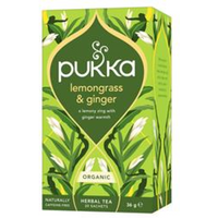 Pukka Herbs Pukka Organic Lemongrass & Ginger Herbal Tea 20 sachets