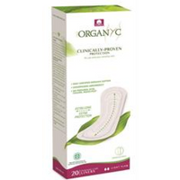 Organyc Extra Long flat panty liners light flow