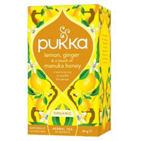 Pukka Herbs Lemon Ginger & a touch of Manuka Honey Tea x 20 sachets