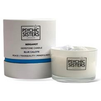 Psychic Sisters Large Bergamont Gemstone Candle