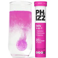 Phizz 3in1 Hydration Electrolytes Vitamins - App&Bcurrant - 20 Tabs