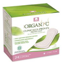 Organyc Pantyliner Light Flow - (folded) - 24 pads