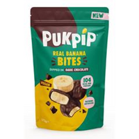 Pukpip Pukpip Real Frozen Banana Bites Dipped in Dark Chocolate 172g