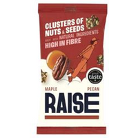 RAISE Snacks Maple Pecan Clusters of Nuts and Seeds 35g