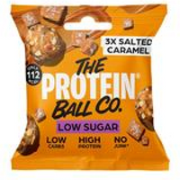 The Protein Ball Co Keto Low Sugar Salted Caramel Blondies 25g