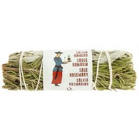 Tierra Zen White Sage & Rosemary Smudging Bundle