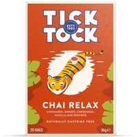 Tick Tock Tick Tock Wellbeing Chai Relax Tea 20 bag