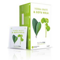 Nutratea Nutra Yerba Mate & Gotu Kola - 20 Herbal Tea Bags