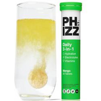 Phizz 3in1 Hydration Electrolytes Vitamins - Mango - 20 Tabs