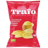 Trafo Organic Crinkle Cut Salted Crisps 125g