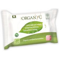 Organyc Intimate Wet Wipes - 20 Wipes