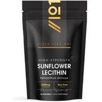 Alpha01 Alpha01 Sunflower Lecithin 1200mg 90 Softgels