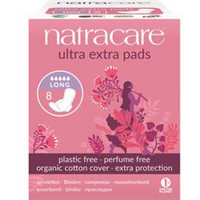 Natracare Ultra Extra Pads Long with wings 8's