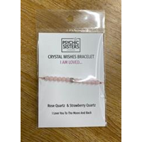 Psychic Sisters I AM LOVED Gemstone Bracelet