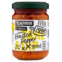 Realfoods by Organico Organic Roasted Red Pepper Spread 140g