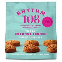 Rhythm 108 Coconut Crunch Biscuit Bag 135g