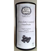 Roots and Wings Chocolate Covered Hazelnuts 120g