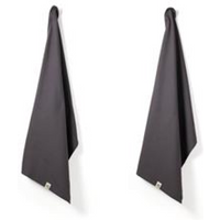 Wild and Stone Organic Cotton Tea Towels - Set of 2 - Slate Grey