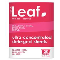 Wash With Leaf Leaf Non Bio Laundry Detergent Sheets 25 Pack