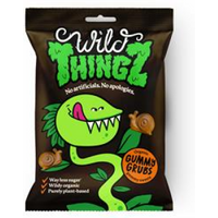 Wild Thingz Wild Thingz Organic & Vegan Sweets Gummy Grubs 130g
