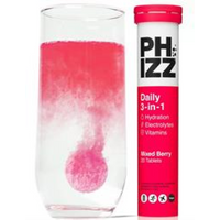 Phizz 3in1 Hydration Electrolytes Vitamins - Mixed Berry - 20 Tabs
