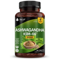 New Leaf Products Ashwagandha KSM-66 1200mg 365 tablets