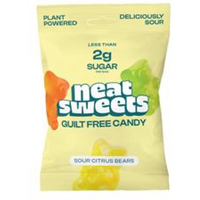 Neat Sweets NeatSweets Low Sugar Plant Based Sour Citrus Gummy Bears 50g