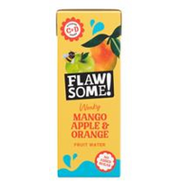 Flawsome! Flawsome Apple Mango & Orange Wonky Fruit Water Carton 200ml