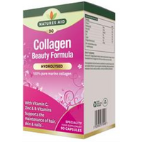 Natures Aid Collagen Beauty Formula (100% pure marine) 90 capsules