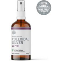 Nature's Greatest Secret 20ppm Enhanced Colloidal Silver 100ml Spray - pH 9.0