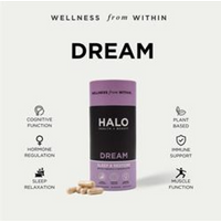 Halo Health and Beauty DREAM-Natural sleep support for deeper more restful nights