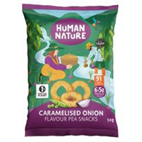 Human Nature Human Nature Caramelised Onion Pea Rings 50g