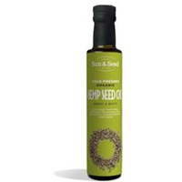 Sun and Seed Organic Hemp Seed Oil-cold pressed 250ml